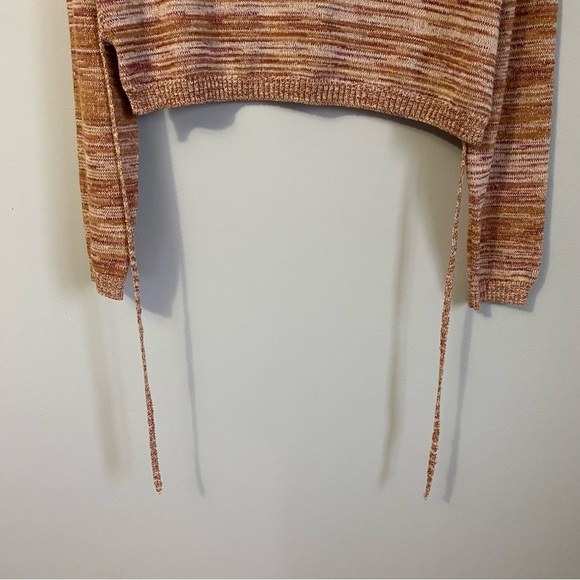 BP Multicolour Open Back Waist Tie Knit Sweater - Picture 3 of 6